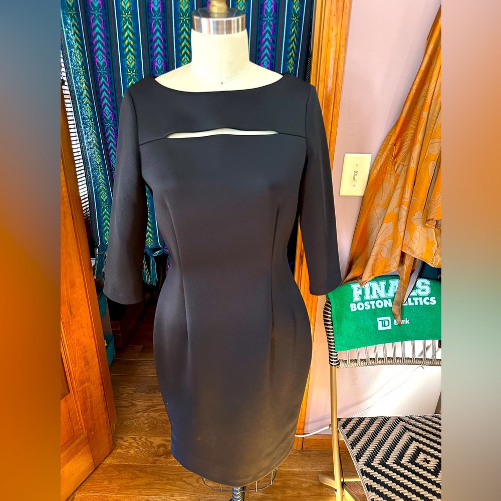 Calvin Klien body con black dress size 8